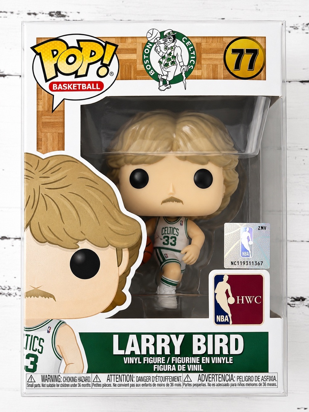 Funko Pop! Basketball Larry Bird #77 Boston Celtics NBA HWC Vinyl Figure
